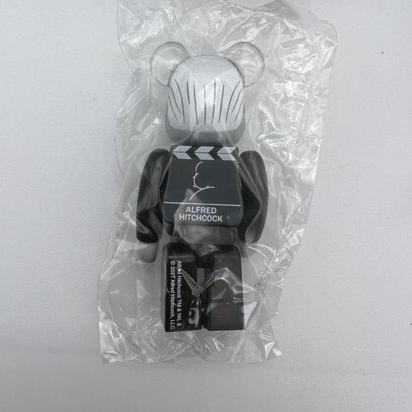 Bearbrick Series 43 Alfred Hitchcock Horror Medicom 100% Figure - Picture 4 of 7